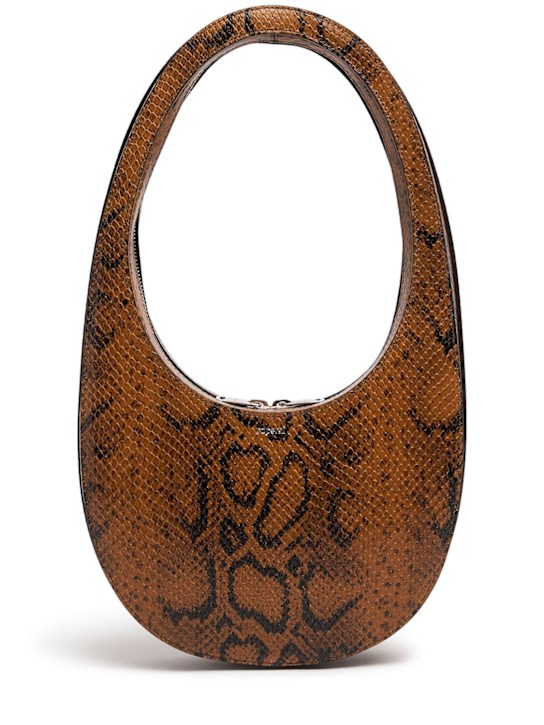 Luisaviaroma Borsa Swipe in pelle goffrata