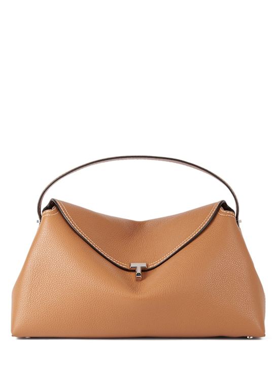 Luisaviaroma Borsa T-Lock in pelle martellata