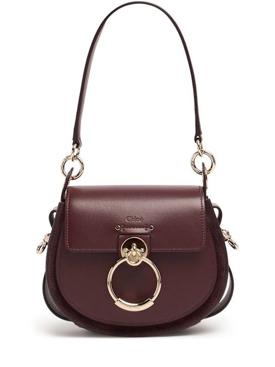 Luisaviaroma Borsa Tess in pelle lucida e camoscio