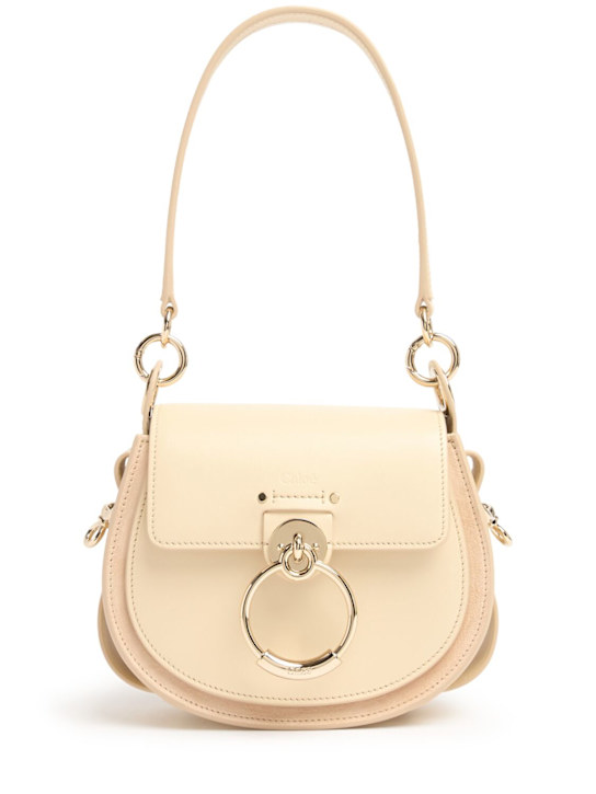 Luisaviaroma Borsa Tess in pelle lucida e camoscio