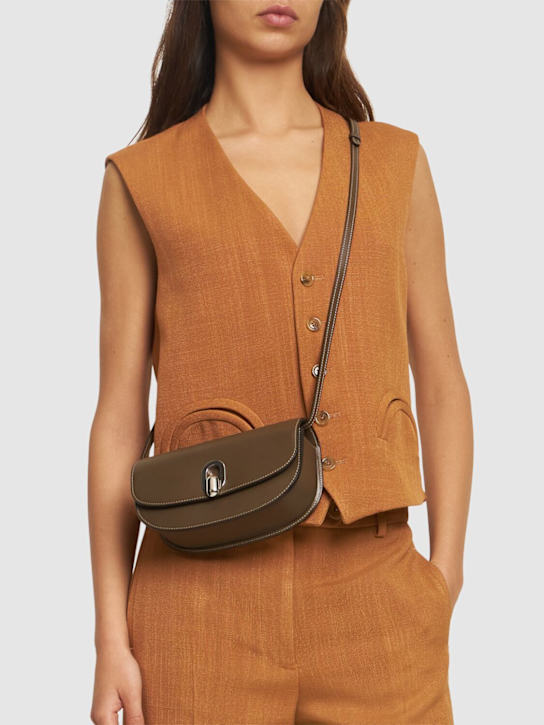 Luisaviaroma Borsa The Tondo Crescent In Pelle