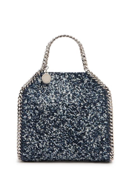 Luisaviaroma Borsa Tiny Falabella in tweed denim