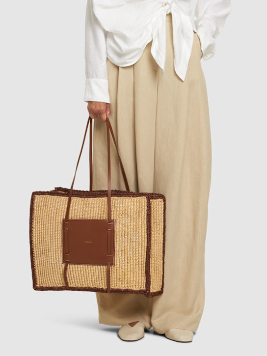 Luisaviaroma Borsa Tote Grande Capri Effetto Rafia