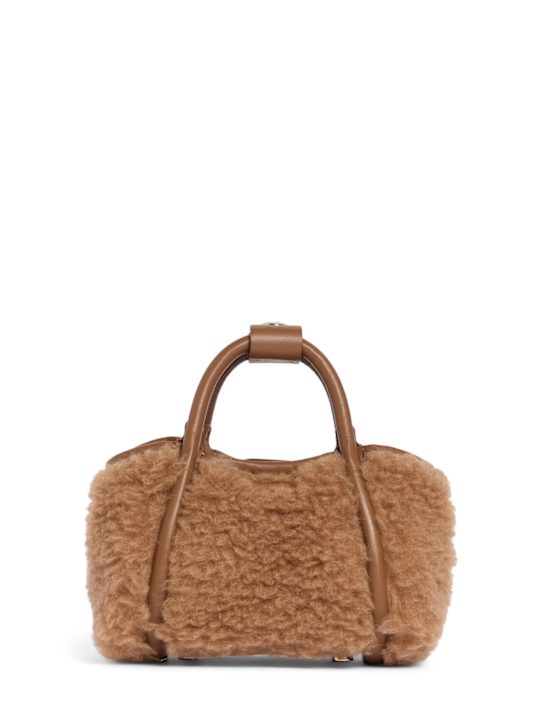 Luisaviaroma Borsa XXS TMarin in teddy con manico