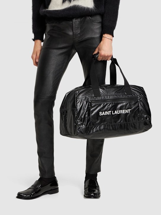 Luisaviaroma Borsone In Nylon Ripstop Con Logo