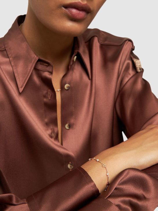 Luisaviaroma Bracciale A Catena Kira Con Perle