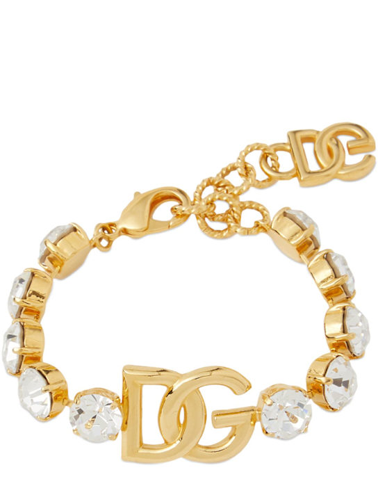 Luisaviaroma Bracciale DG a catena con cristalli