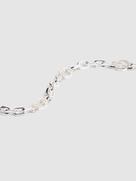 Luisaviaroma Bracciale Gucci Catena In Argento