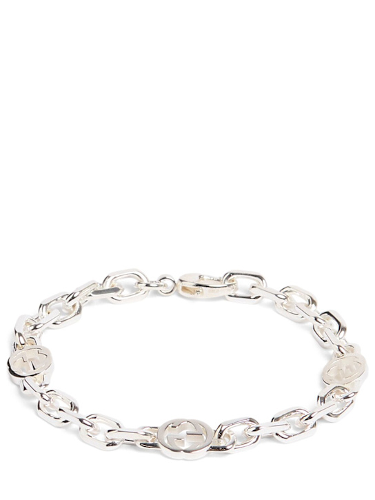 Luisaviaroma Bracciale Gucci catena in argento