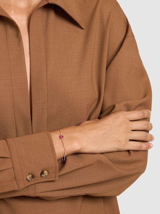 Luisaviaroma Bracciale In Oro 9kt / Rubino Sintetico
