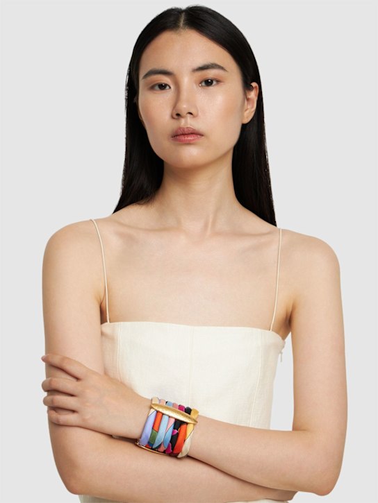 Luisaviaroma Bracciale In Twill Di Seta