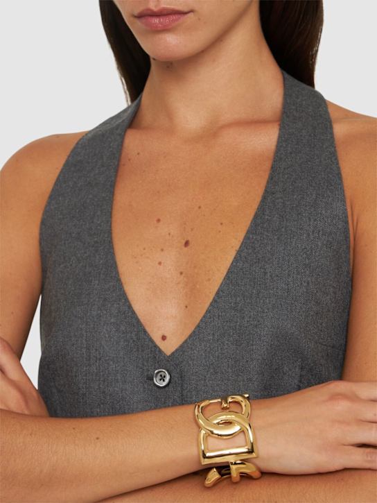Luisaviaroma Bracciale Rigido Con Logo