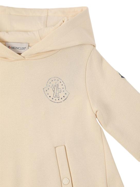Luisaviaroma Brushed Cotton Fleece Hooded Dress