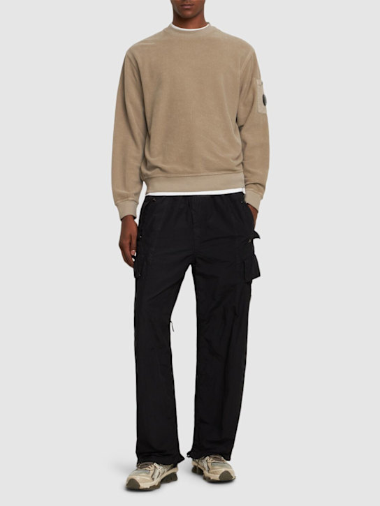 Luisaviaroma Brushed Emerized Crewneck Sweatshirt