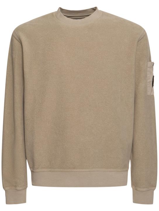 Luisaviaroma Brushed Emerized crewneck sweatshirt