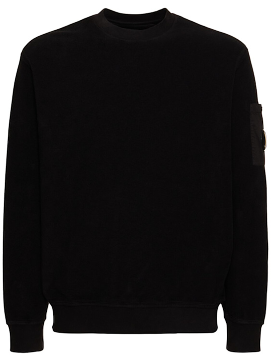 Luisaviaroma Brushed Emerized crewneck sweatshirt