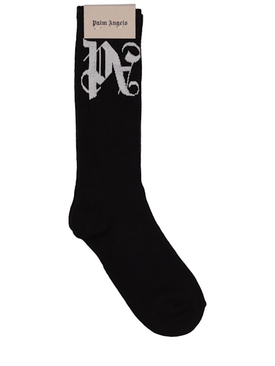Luisaviaroma Calzini in cotone monogram