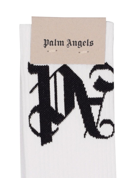Luisaviaroma Calzini In Misto Cotone Monogram