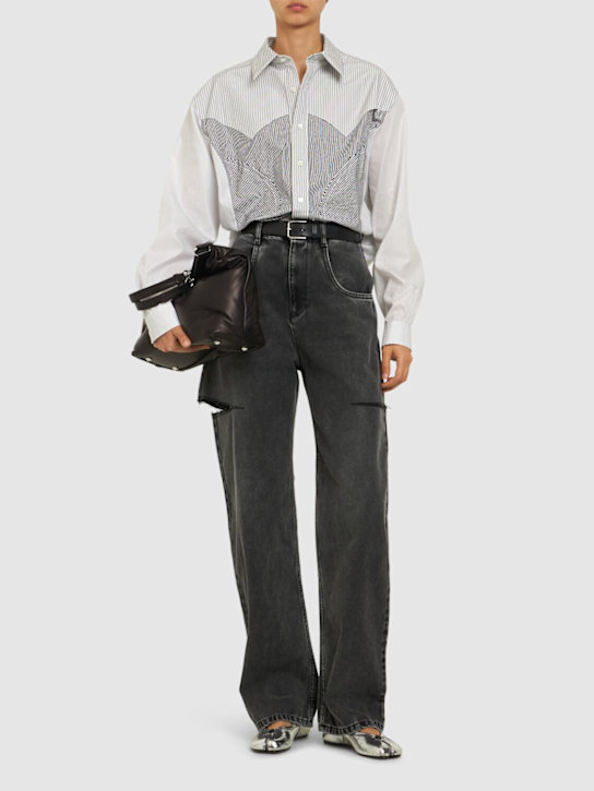 Luisaviaroma Camicia A Righe In Popeline