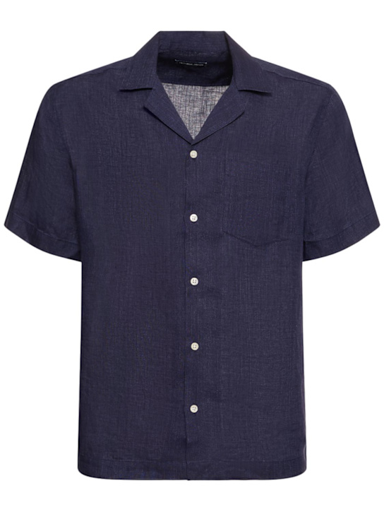 Luisaviaroma Camicia bowling Angelo in lino