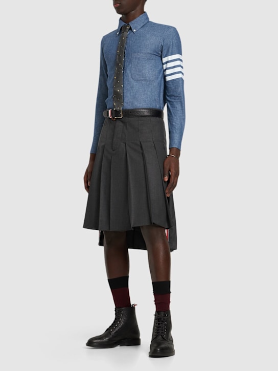 Luisaviaroma Camicia Dritta In Chambray
