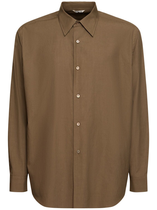 Luisaviaroma Camicia Finx in twill washed