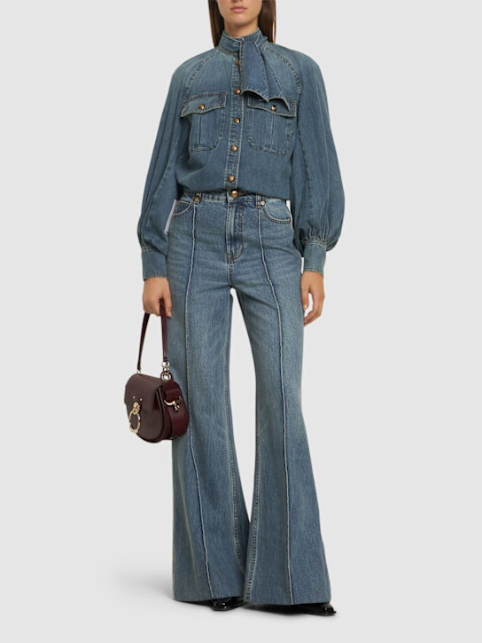 Luisaviaroma Camicia Illustration In Denim