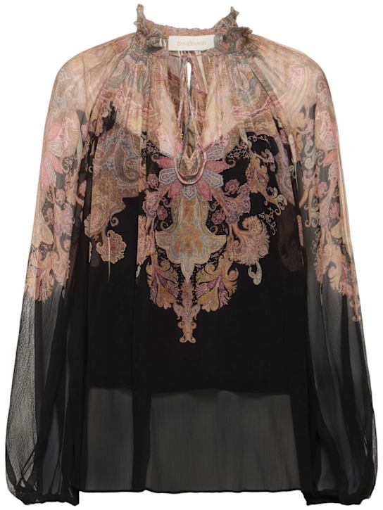 Luisaviaroma Camicia Illustration in viscosa