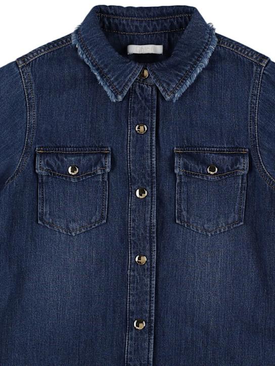 Luisaviaroma Camicia In Denim Di Cotone