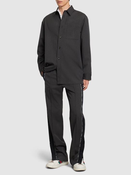 Luisaviaroma Camicia In Lana GG