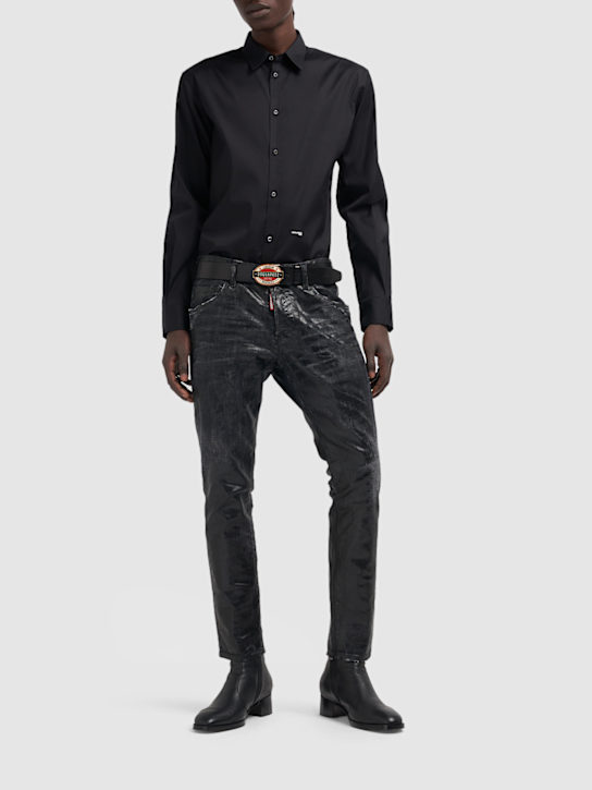 Luisaviaroma Camicia In Popeline Di Cotone Stretch
