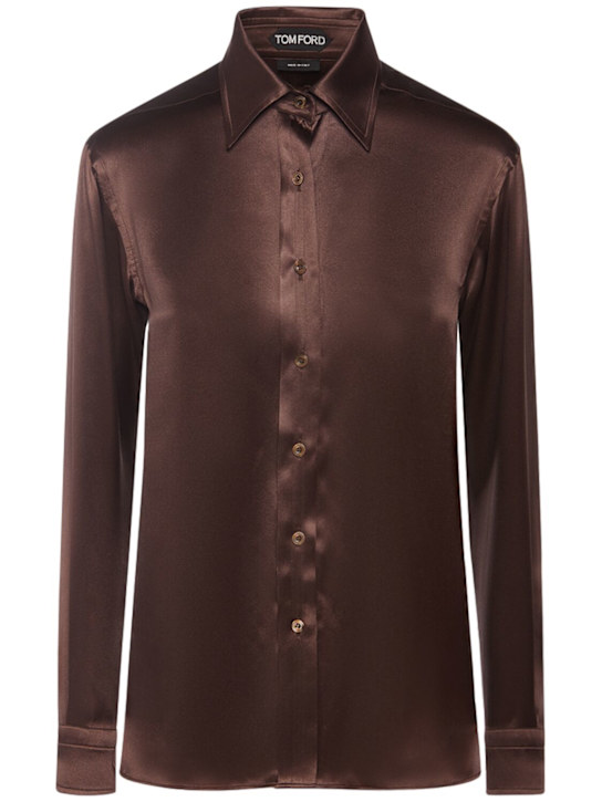 Luisaviaroma Camicia in seta charmeuse