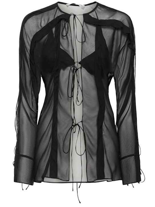 Luisaviaroma Camicia maniche lunghe trasparente