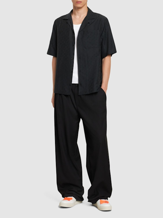 Luisaviaroma Camicia Off In Misto Seta