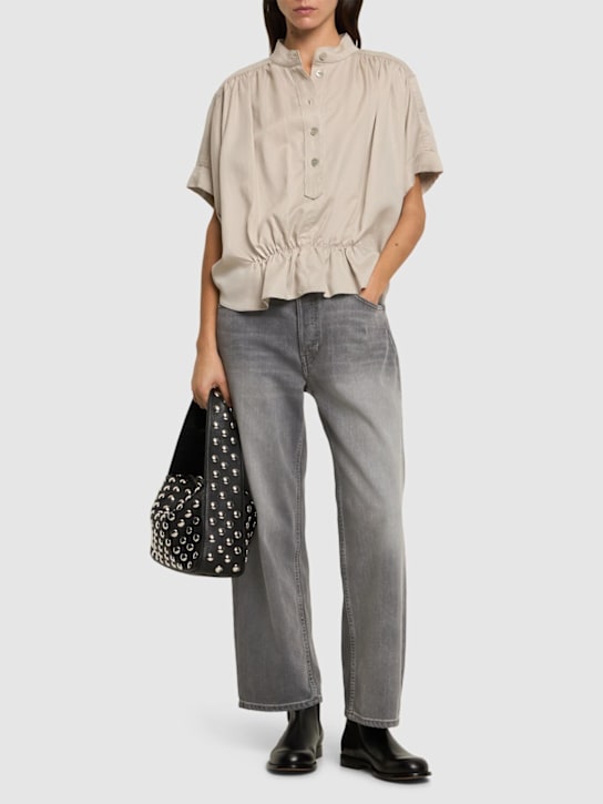 Luisaviaroma Camicia Viviana In Jersey Di Lyocell