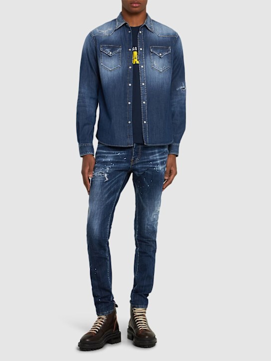 Luisaviaroma Camicia Western Icon In Denim