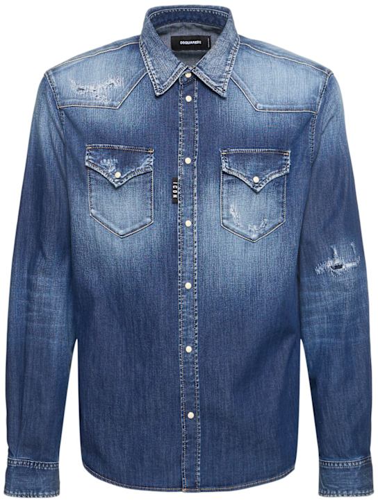 Luisaviaroma Camicia western Icon in denim