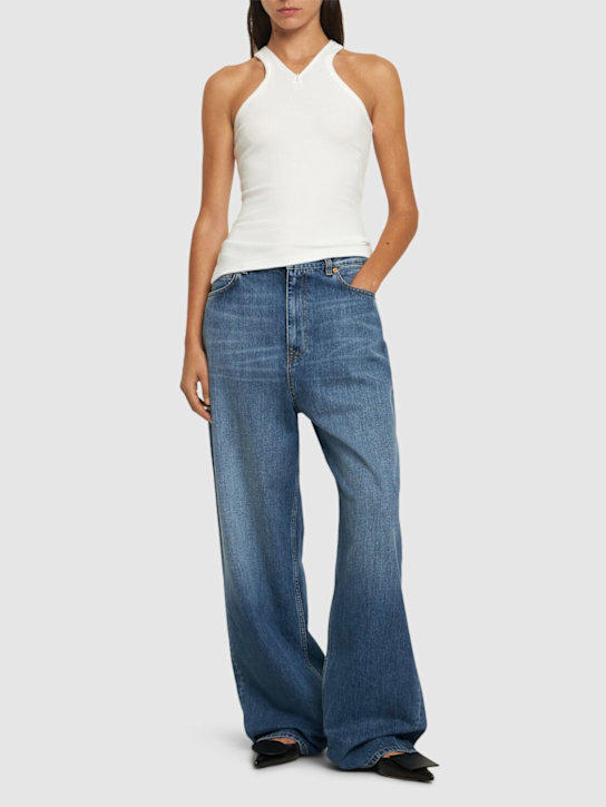 Luisaviaroma Canotta Criss Cross 90s In Cotone