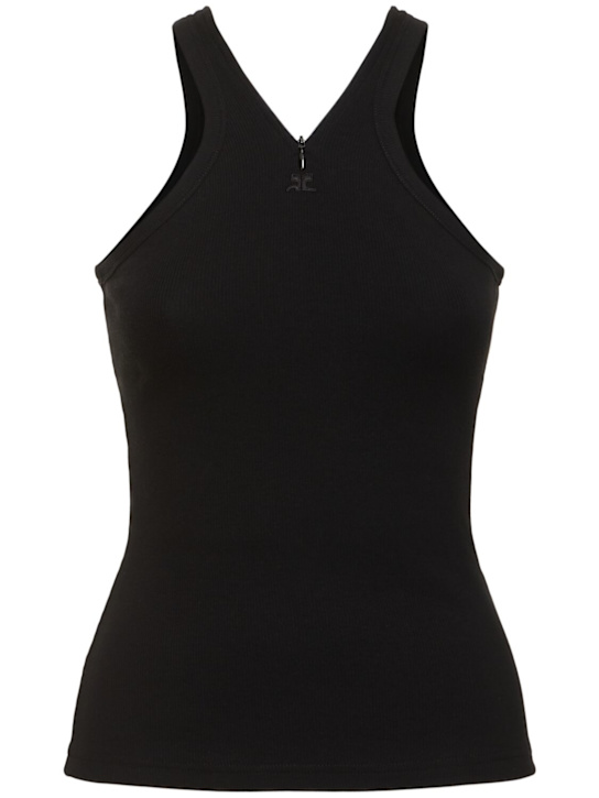 Luisaviaroma Canotta Criss cross 90s in cotone