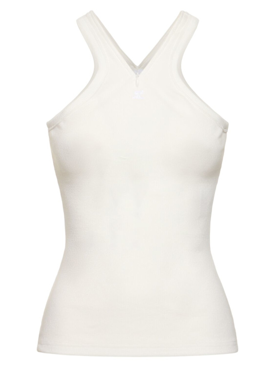 Luisaviaroma Canotta Criss cross 90s in cotone