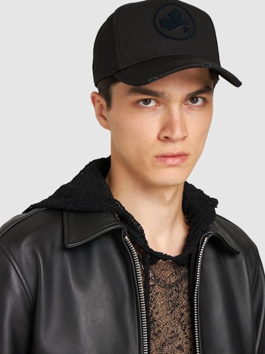 Luisaviaroma Cappello Baseball D2 Leaf In Cotone