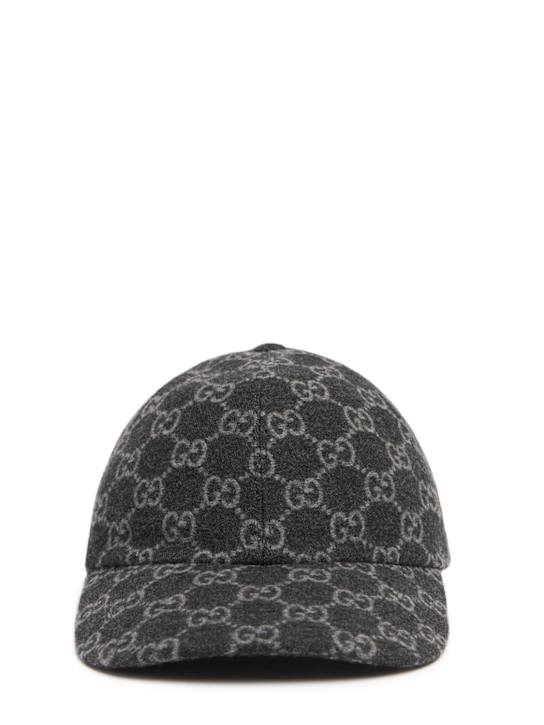 Luisaviaroma Cappello baseball GG Dailly in lana