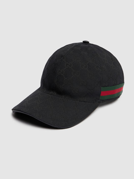 Luisaviaroma Cappello Baseball GG Supreme In Tela
