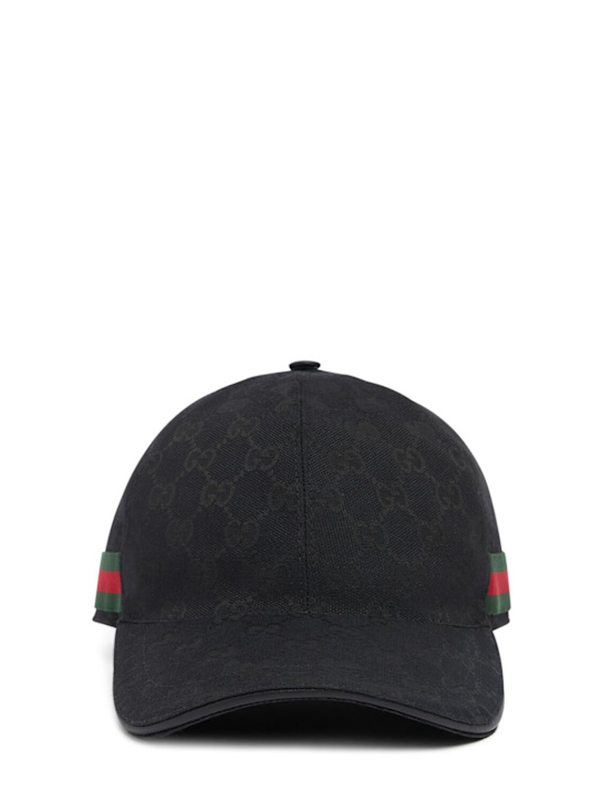 Luisaviaroma Cappello baseball GG Supreme in tela