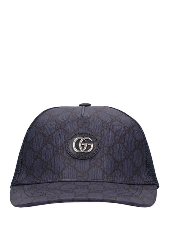 Luisaviaroma Cappello baseball in misto cotone GG