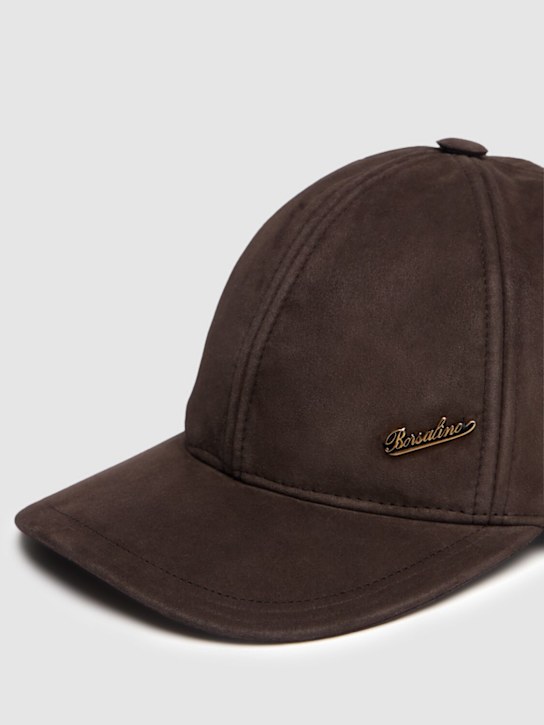 Luisaviaroma Cappello Baseball Otis In Camoscio