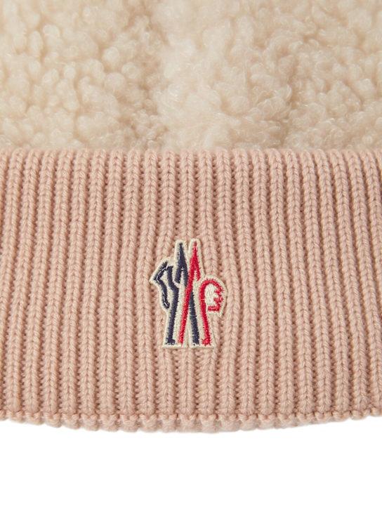 Luisaviaroma Cappello Beanie In Teddy Con Logo