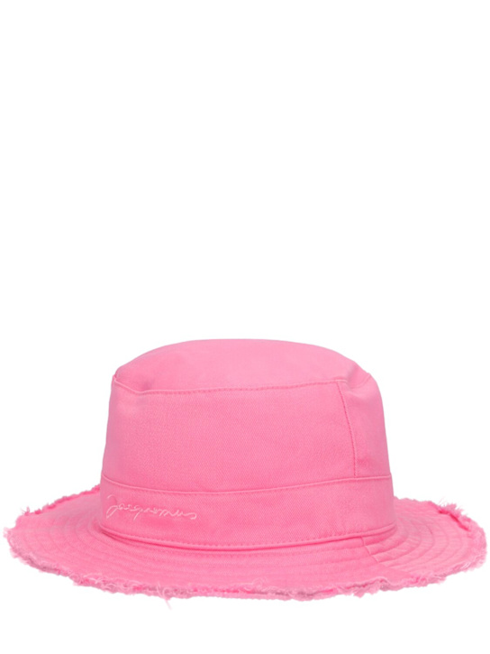 Luisaviaroma Cappello Bucket In Cotone Con Logo