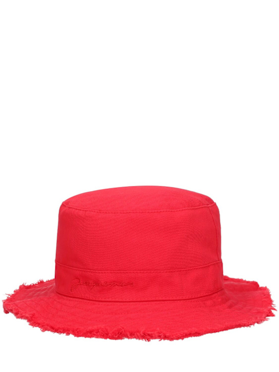 Luisaviaroma Cappello Bucket In Cotone Con Logo