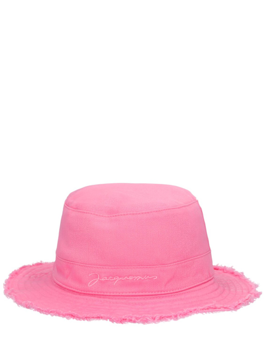 Luisaviaroma Cappello bucket in cotone con logo